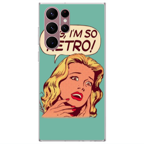 Samsung S22 Ultra Im so retro Transparent Silicone TPU Θήκη
