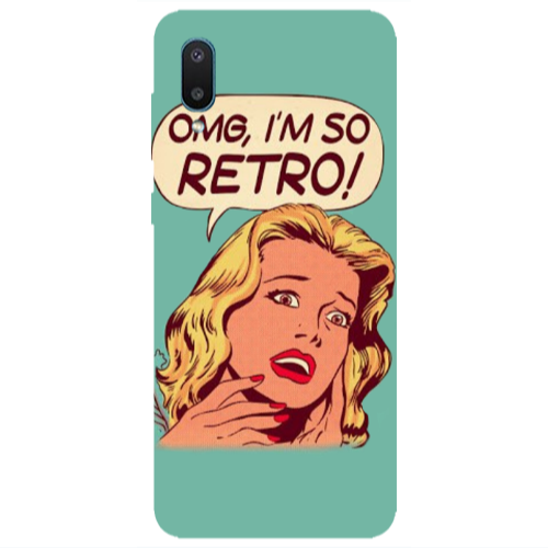 Samsung A02 Im so retro Transparent Silicone TPU Θήκη