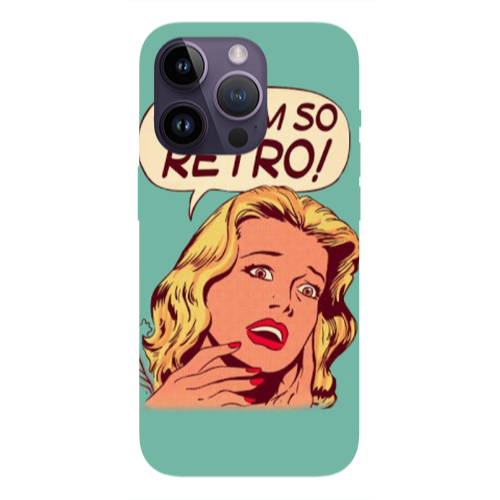 Apple iPhone 14 Pro  Im so retro Transparent Silicone TPU Θήκη