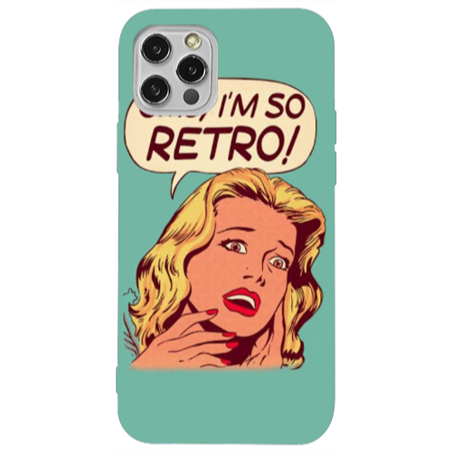 Apple iPhone 12 Pro Im so retro Transparent Silicone TPU Θήκη