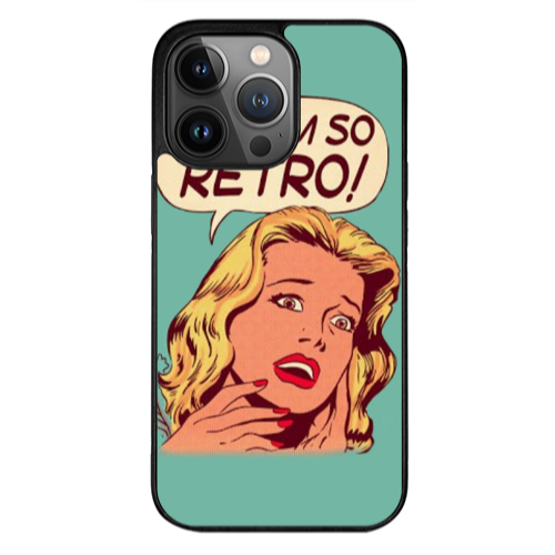 Apple iPhone 12 Pro Im so retro Black Glossy Θήκη