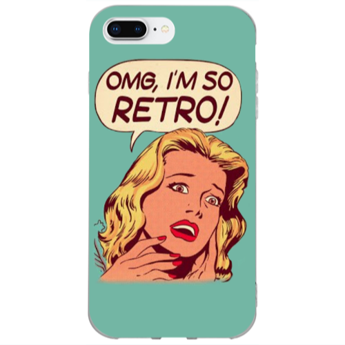 Apple iPhone 7 Plus Im so retro Transparent Silicone TPU Θήκη