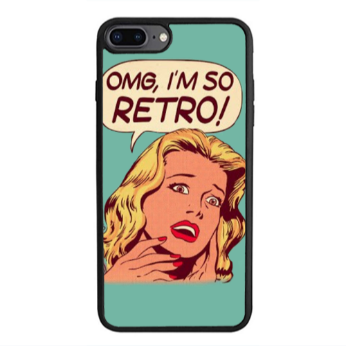 Apple iPhone 7 Plus Im so retro Black Glossy Θήκη