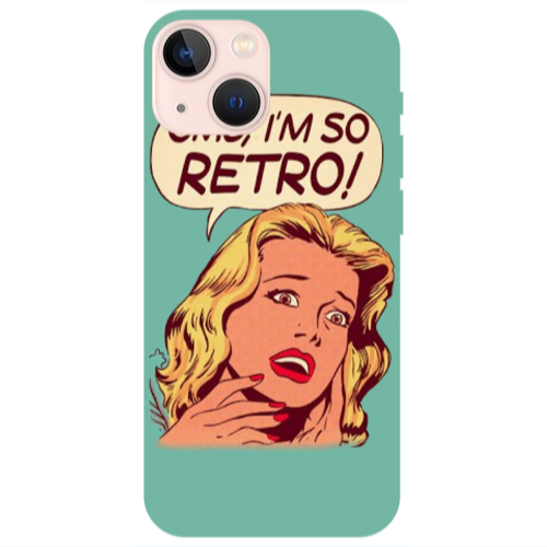 Apple iPhone 13 Mini Im so retro Transparent Silicone TPU Θήκη