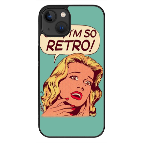 Apple iPhone 13 Mini Im so retro Black Glossy Θήκη