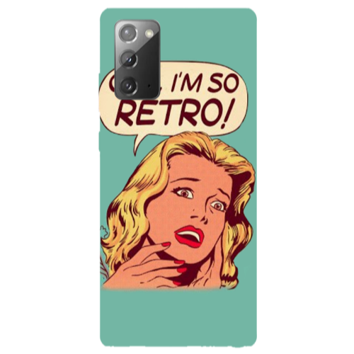 Samsung Note 20 Im so retro Transparent Silicone TPU Θήκη