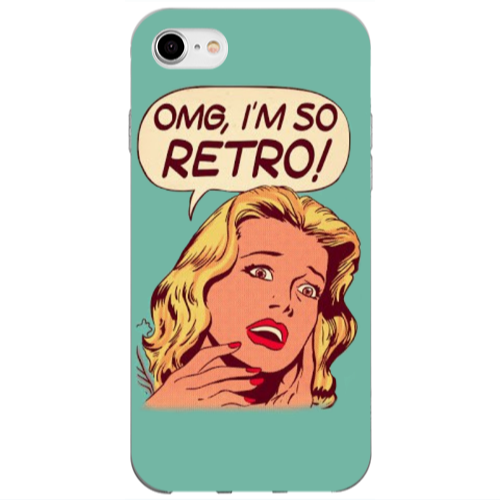 Apple iPhone SE 2020 Im so retro Transparent Silicone TPU Θήκη
