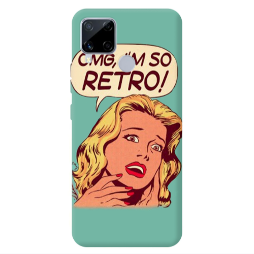 Realme C25S Im so retro Transparent Silicone TPU Θήκη