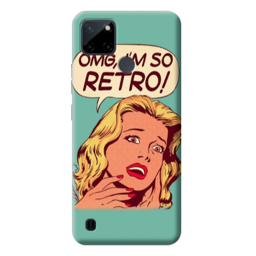 Realme C25Y Im so retro Transparent Silicone TPU Θήκη