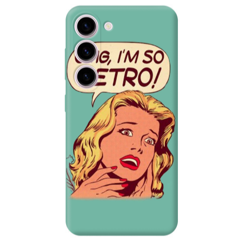 Samsung S23 Plus Im so retro Transparent Silicone TPU Θήκη