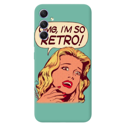 Samsung A34 Im so retro Transparent Silicone TPU Θήκη