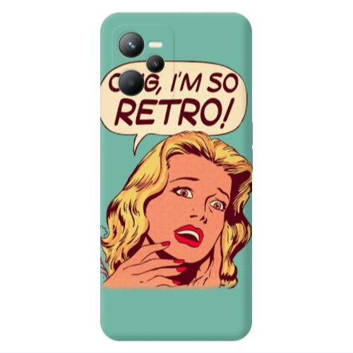 Realme C35 Im so retro Transparent Silicone TPU Θήκη