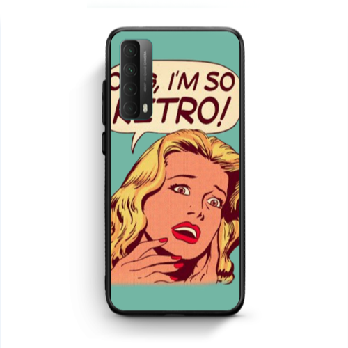 Huawei P Smart 2021 Im so retro Black Glossy Θήκη