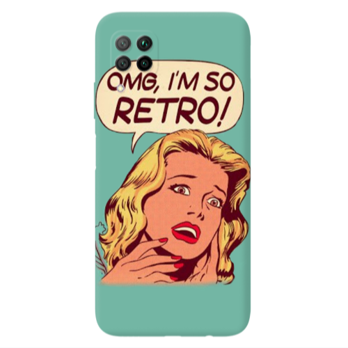 Huawei P40 Lite Im so retro Transparent Silicone TPU Θήκη