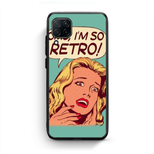 Huawei P40 Lite Im so retro Black Glossy Θήκη