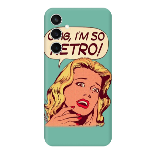 Samsung S23FE Im so retro Transparent Silicone TPU Θήκη