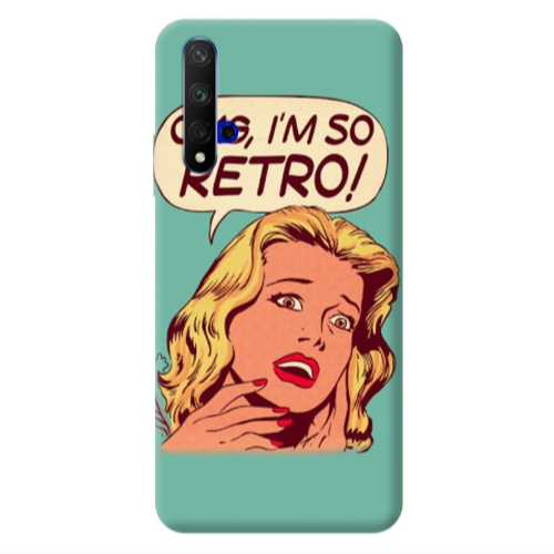 Huawei Nova 5 T Im so retro Transparent Silicone TPU Θήκη