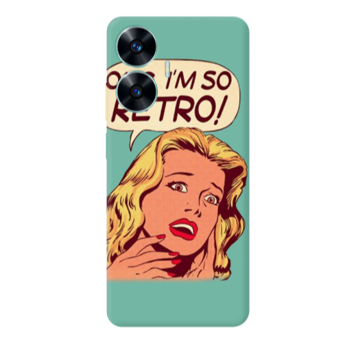 Realme C55 Im so retro Transparent Silicone TPU Θήκη