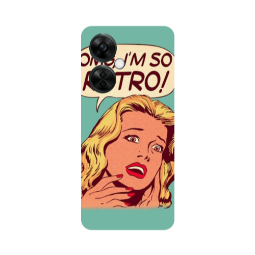 Oneplus Nord CE 3 Lite 5G Im so retro Transparent Silicone TPU Θήκη
