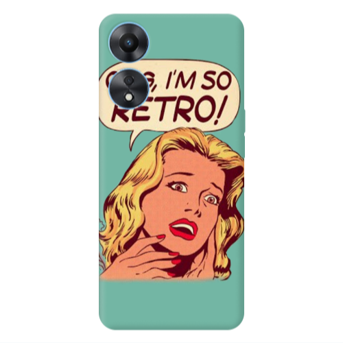 Oppo A 98 Im so retro Transparent Silicone TPU Θήκη