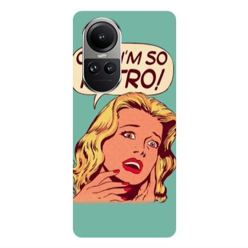 Oppo Reno10 5G Im so retro Transparent Silicone TPU Θήκη