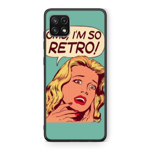 Samsung A22 5G Im so retro Black Glossy Θήκη