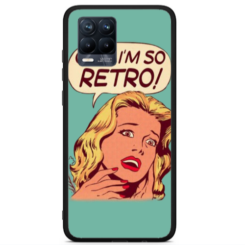 Realme 8 i Im so retro Black Glossy Θήκη