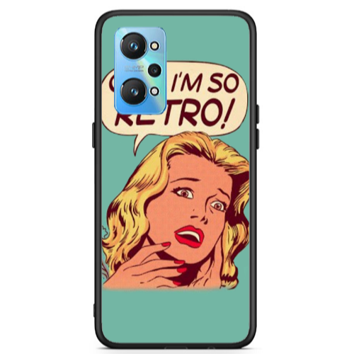 Realme Gt Neo 2 Im so retro Black Glossy Θήκη
