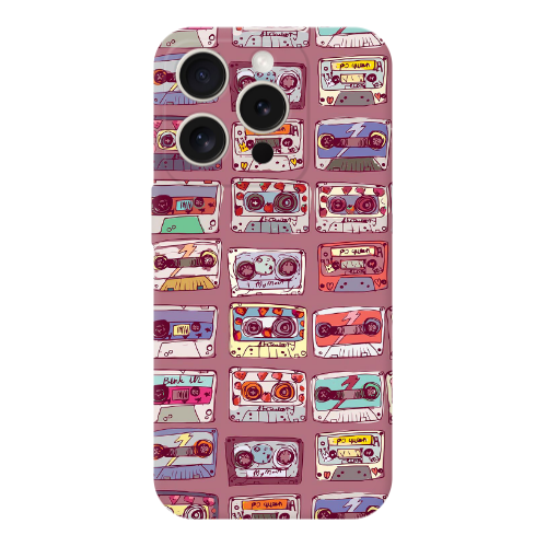 Apple Iphone 16 Pro Cassttes Transparent Silicone TPU Θήκη