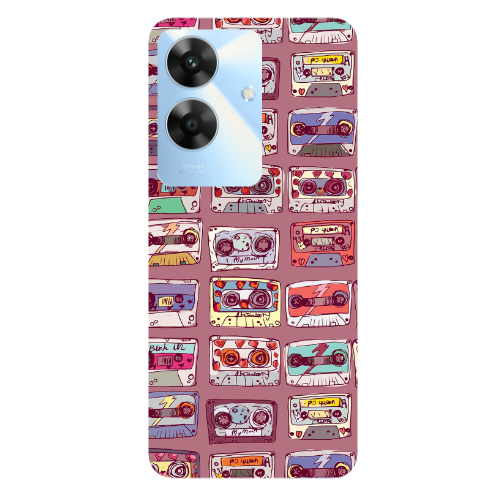 Realme Note 60 Cassttes Transparent Silicone TPU Θήκη