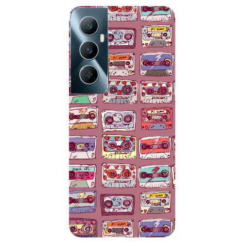 Realme C65 Cassttes Transparent Silicone TPU Θήκη