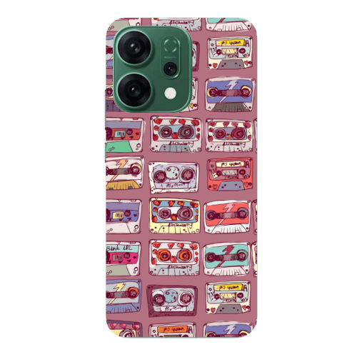 Oppo RENO 14 Cassttes Transparent Silicone TPU Θήκη