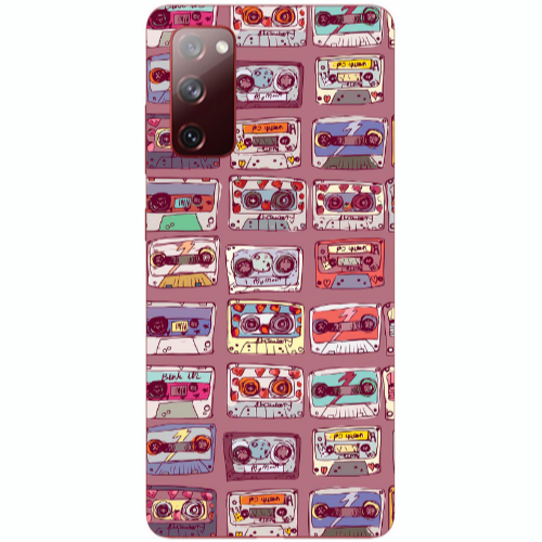 Samsung S20 FE Cassttes Transparent Silicone TPU Θήκη