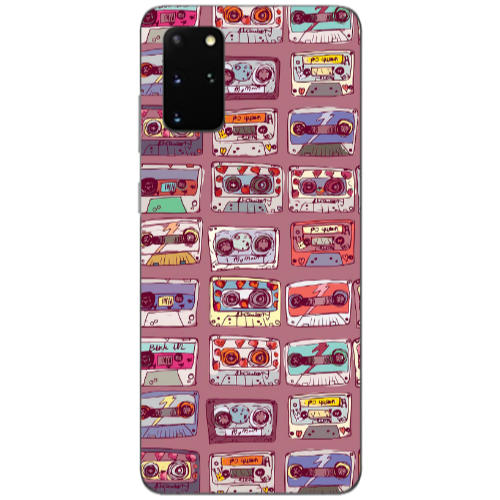 Samsung S20 Plus Cassttes Transparent Silicone TPU Θήκη