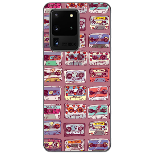 Samsung S20 Ultra Cassttes Transparent Silicone TPU Θήκη