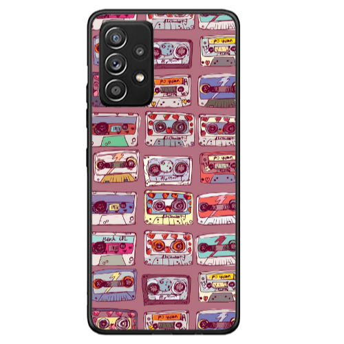 Samsung A53 Cassttes Black Glossy Θήκη