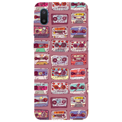 Samsung A02 Cassttes Transparent Silicone TPU Θήκη