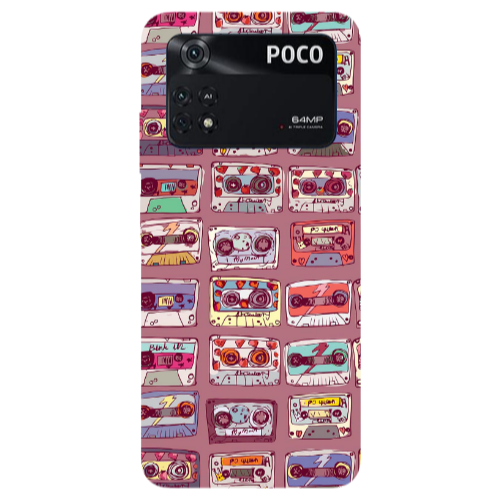 Xiaomi Poco M4 Pro 4G Cassttes Transparent Silicone TPU Θήκη