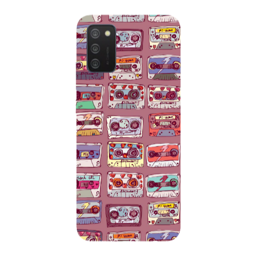 Samsung A03S Cassttes Transparent Silicone TPU Θήκη