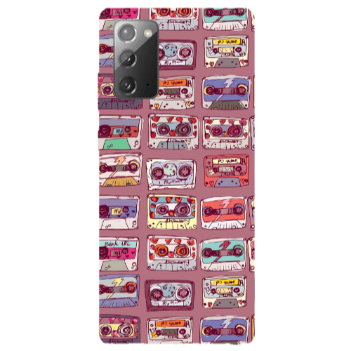 Samsung Note 20 Cassttes Transparent Silicone TPU Θήκη