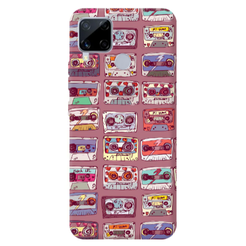 Realme C25S Cassttes Transparent Silicone TPU Θήκη