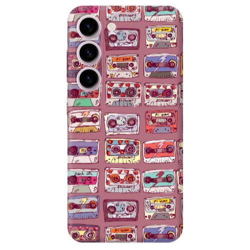 Samsung S23 Plus Cassttes Transparent Silicone TPU Θήκη