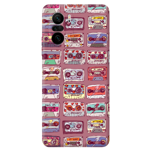 Xiaomi Poco F3 Cassttes Transparent Silicone TPU Θήκη