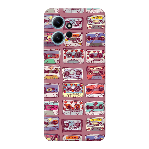 Xiaomi Redmi Note 12 4G Cassttes Transparent Silicone TPU Θήκη
