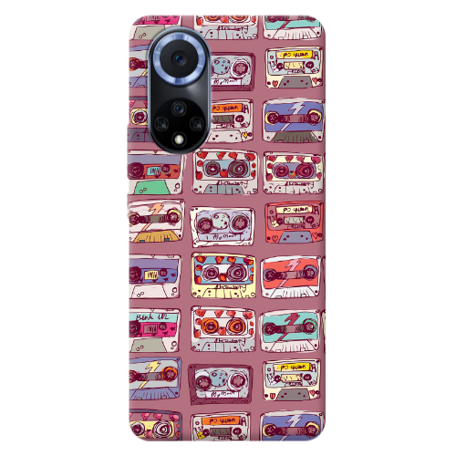 Huawei Nova 9 Cassttes Transparent Silicone TPU Θήκη