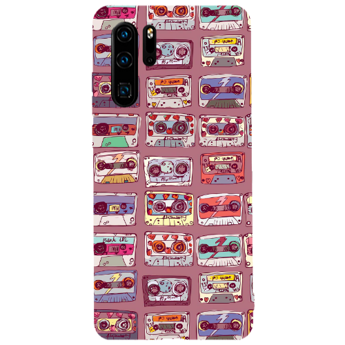 Huawei P30 Pro Cassttes Transparent Silicone TPU Θήκη