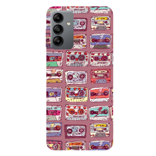 Samsung A13 5G Cassttes Transparent Silicone TPU Θήκη
