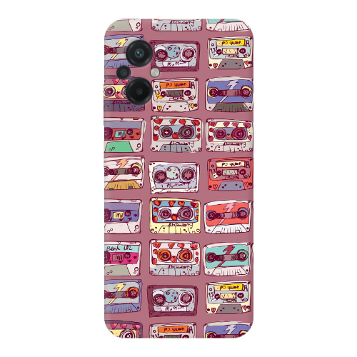 Xiaomi Poco M5 Cassttes Transparent Silicone TPU Θήκη
