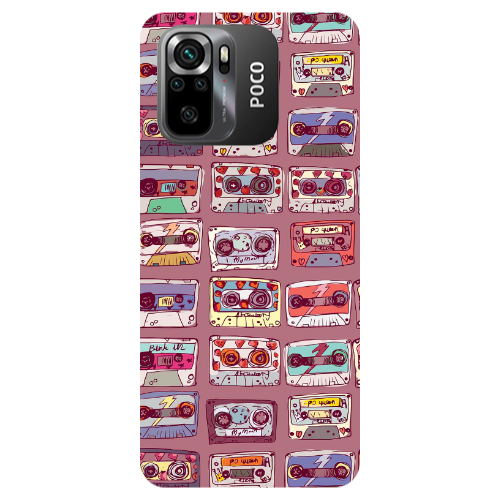 Xiaomi Poco M5 s Cassttes Transparent Silicone TPU Θήκη