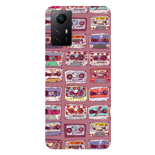 Xiaomi Redmi Note 12s Cassttes Transparent Silicone TPU Θήκη
